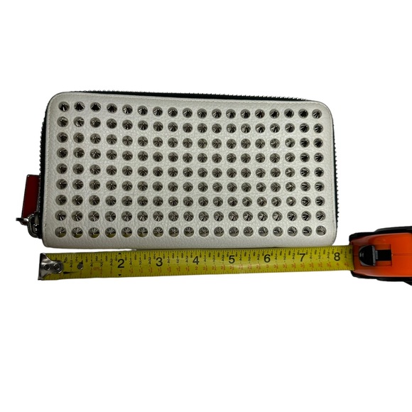 Christian Louboutin Panettone Spike Studded Long Wallet white - Picture 9 of 15